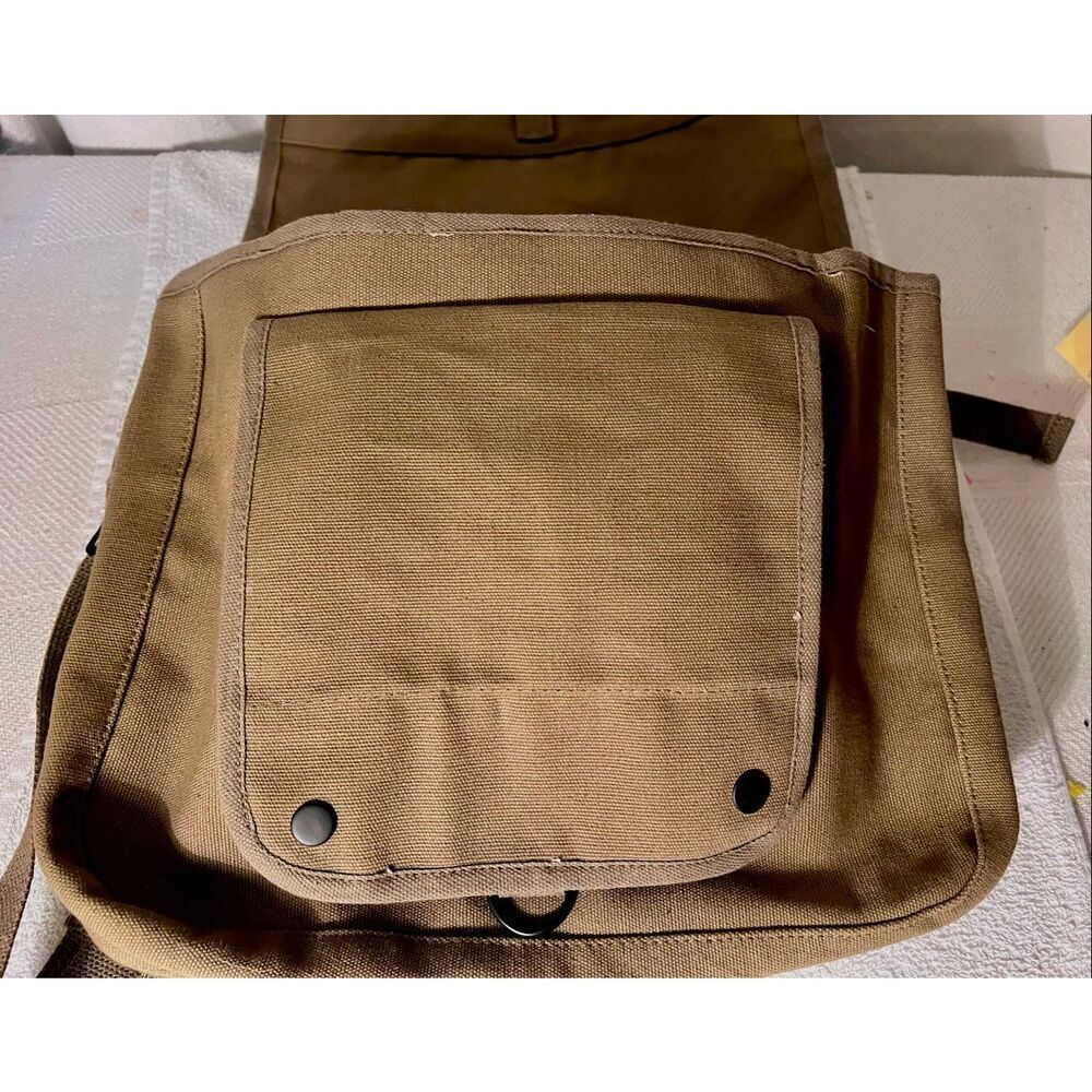 Rothco Israeli Military Paratrooper Emblem Canvas Shoulder Messenger Bag NWOT - Picture 7 of 14